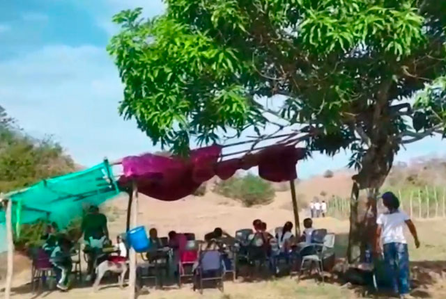 Niños de San Juan Nepomuceno ya no recibirán clase bajo un árbol y en la intemperie - Noticias Caracol